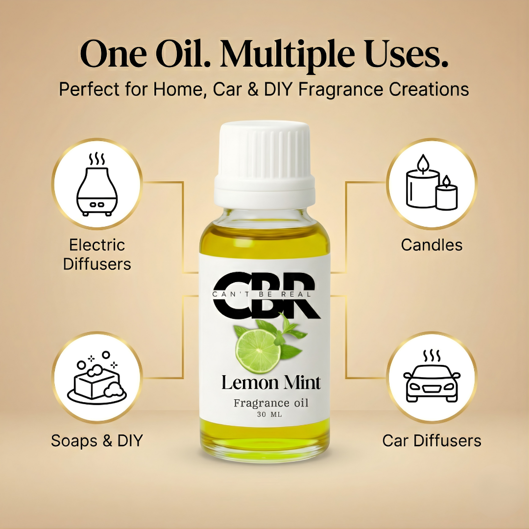 Lemon Mint Fragrance Oil lifestyle by CAN'T BE REAL