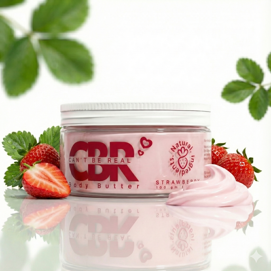 Strawberry Edible Body Butter ingredients by CAN'T BE REAL