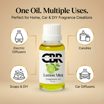Can't Be Real Lemon - Mint Fragrance Oil For Electric Diffuser