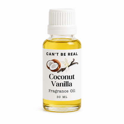 Coconut Vanilla Fragrance Oil bottle by CAN'T BE REAL