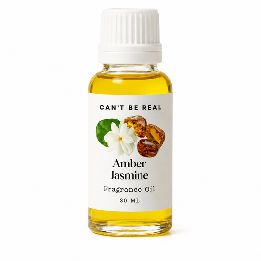 Amber Jasmine Fragrance Oil bottle by CAN'T BE REAL
