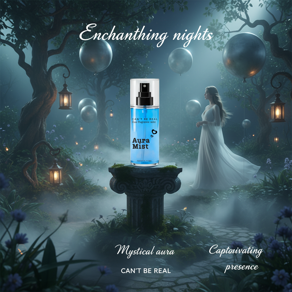 CAN'T BE REAL Aura Mist night garden ad